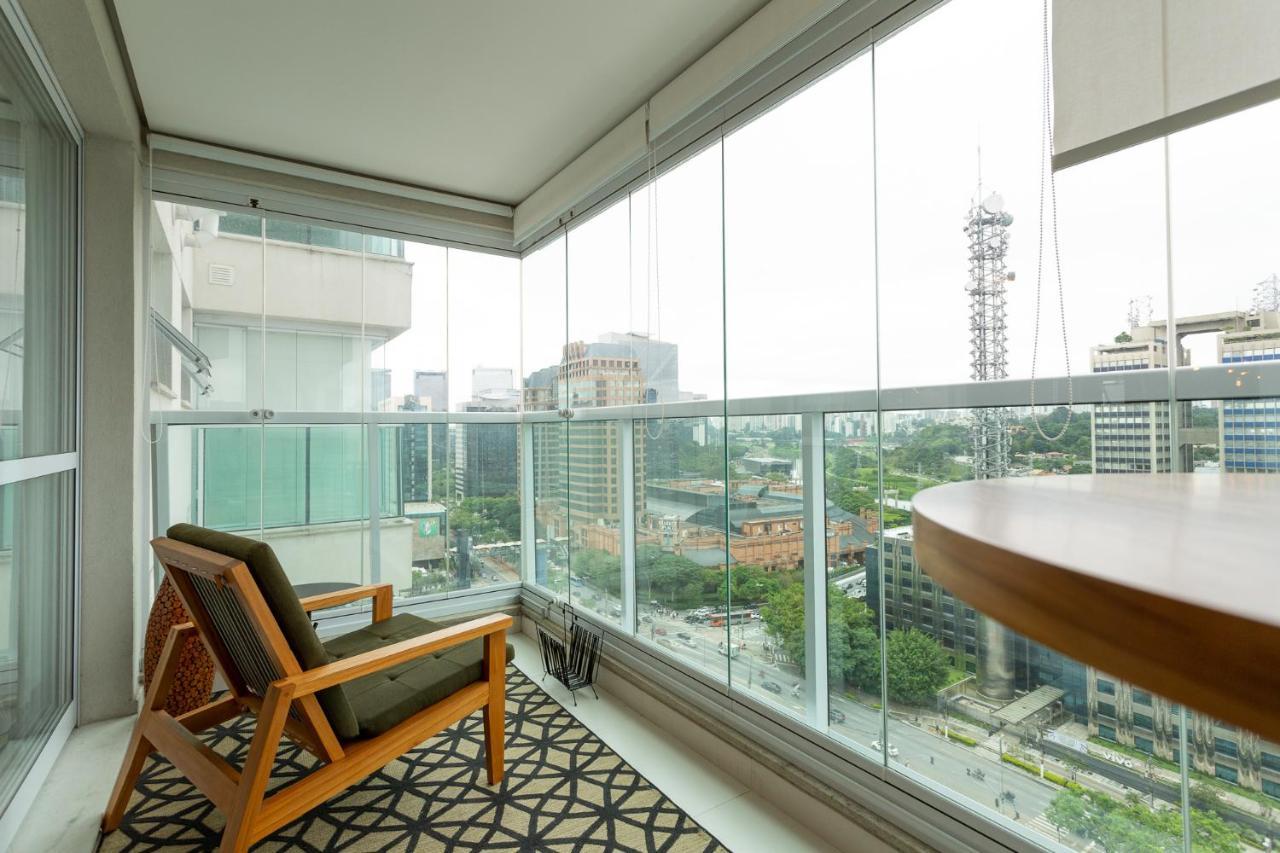 Studio Brooklin Premium Com Piscina Aquecida Apartment เซาเปาโล ภายนอก รูปภาพ